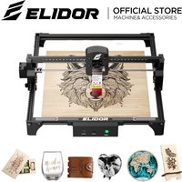 Machine de gravure et découpe laser ELIDOR Z6 12W 6W pour débutants, diode à lumière bleue, zone de travail CNC 300x300mm, outil de bricolage, cadeau