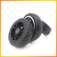 5 Inch 5.5x2 Solid Wheel with Good Quality Nes Carbon Fiber Scooter Solid Tire with Alloy Rim Tires Dolly