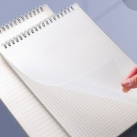 Thickened A5/B5/A4 Coil Notebook 80Sheets Flip Up Notepad Grids/Blank/Horizontal Line Sketchbook School Office Supplies