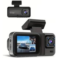 Dash Cam W/ IR Night Vision Loop Recording & 2" IPS Screen 1080P 3 Camera , DVR recorder, video recorder, Vehicle DVR