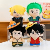 Miniso's latest model, Solon Luffy Shanzhi Ace stuffed plush toy, cartoon anime fun doll, is a birthday gift for children