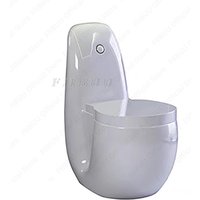 One Piece Toilet New Household Toilet For Small Size Housing Creative No Water Pressure Limit For Bathrooms Soft Closing Seat