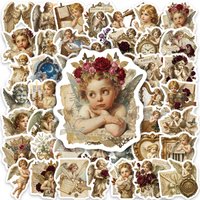 50-100PCS Cartoon Classic Mythical Angel Stickers Water Bottles Luggage Mobile Stationery Reward Decorative Stickers