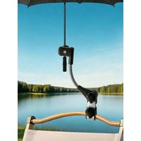 Fishing Chair Umbrella Stand 360° Universal Joint Clamp for Square Round Tube 7-40mm Portable Outdoor Accessory
