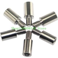 for SANWA/Seimitsu Joysticks Chrome Arcade Joystick Shaft Extender Gaming Accessory Game Controller Extension Rod Screws