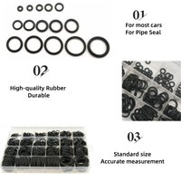1200Pcs Nitrile Rubber O-Ring Seals for Air Conditioning Guard Coil Universal Gasket Kit