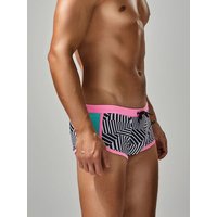 Seobean Men's Summer Brief Swimming Trunks Quick Dry Beach Pool Hot Spring Competitive Swimsuit Comfortable Breathable Swimwear