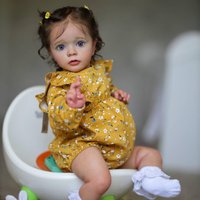 NPK 60CM Missy Reborn Toddler Girl Doll 3D Skin Multiple Layers Hand-Painted Visible Veins High-Quality Collectible Art Doll