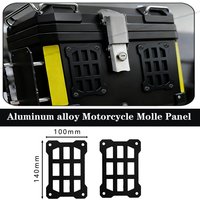 KAIUVE Motorcycle Trunk Split Molle Panel For Modular Storage Waterproof Aluminum alloy Tactical Universal Side Box Organizer