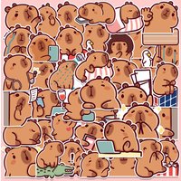 50PCS Capybara Stickers - Cute & Unique Decor for Luggage, Phone Case & Notebook BulingBulingStickers Store