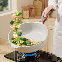 Antihaft-Pfanne, Bratpfanne, Wok-Pfanne, Heim-Steak-Pfanne, Pfannkuchen, gebratener Induktionsherd, Gasherd, spezieller Topf, antihaftbeschichtete Pfanne