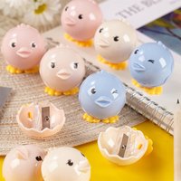 1Pc Mini Cute Chicken Shape Pencil Sharpener Single Hole Student Pencil Sharpener Pencil Sharpener For Kids School Supplies