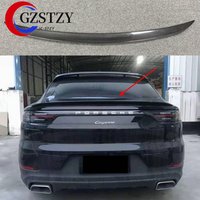 Spoiler For Porsche Cayenne Coupe 2019 2020 2021 2022 2023 Real Carbon Fiber Spoiler High Quality Rear Wing Trunk Lip Splitter