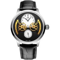 Shanghai Tourbillon watch with double balance wheel Manual winding mechanical watch Sapphire stainless steel waterproof clock