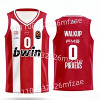 2026 New Arrivals Olympiacos Athens Basketball Jersey Greek Adult Men's Basketball Quick-drying Vest Fan Special Jersey Beach