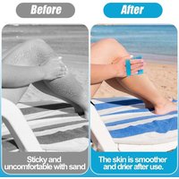 New Outdoor Beach Sand Removal Bag Wipe Off Velvet Sand Body Cleaner Soft Sand Removal Beach Holiday Camping Remove Dust Towel
