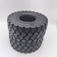 JDM-82 RC Wheel Loader Bulldozers Rubber Tire Tyre 137mm For Tamiya 1/14 Rc Truck Trailer Tipper Actros Parts DIY Accessories