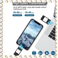 A14M USB Stick For Smartphone Flash Drive For Phone 3 In 1 Memory Stick Flash Drive For Phone/Pad/Android/Computer/Laptop/PC