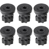 6Pcs Ram Mount Track Mounting Base Track Gear Adapter Kayak Track Mount for Kayak Boat Angler Fishing Rod