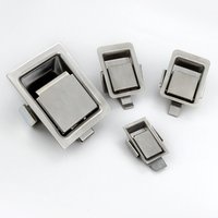 Stainless Steel 304 And Iron Small Panel Lock Hasp Cabinet Chassis Equipment Engineering Vehicles Panel Latch Car Lock