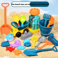 Baby sand-digging tools, beach buckets, shovels, beach toys, children's beach castle construction, outdoor toys, sand-playing to
