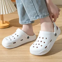 New EVA summer ladies sandals New soft beach men's slippers Outdoor non-slip waterproof cave slippers Couple leisure slippers
