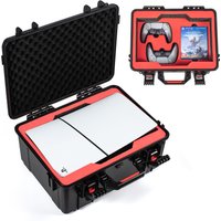 Hard Shell Travel Case for 2023 New PS5 Slim, Shock-Absorbing Protection Carrying Case for PlayStation 5 Console (Slim)
