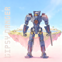 1307pcs MOC Pacific Rim Gipsy Danger 2 0 Model Building Blocks Architecture Assemble Festival Gift DIY Toy Creative Idea Brick