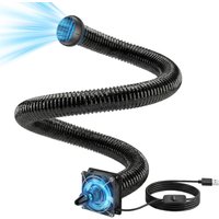 Car AC Vent Extender for Backseat with USB Airflow Fan 3 Meters Auto AC Vent Extender for Kids Pets SUV Truck Sedan Pickup Van