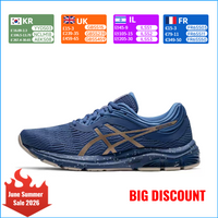 ASICS Gel-Pulse 11 Men's Low-Top Casual Running Shoes–Comfortable,Classic,Cushioned,Durable & Breathable, Blue/Gold 1011B293-400