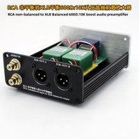 RCA non-balanced to XLR Balanced 600Ω:10K boost audio preamplifier