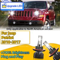 Car Headlight LED Bulb H13 Canbus Auto Lights 30000LM For Jeep Patriot 2010 2011 2012 2013 2014 2015 2016 2017 North American