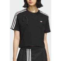 Adidas Originals Women's Cropped Breathable Round-neck Sports Tee KB6398
