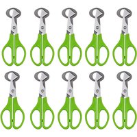 10PCS Stainless Steel Quail Egg Cutter Scissors Pigeon Bird Quail Egg Cutter Opener Cracker Kitchen Clipper Tool