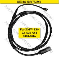 2pcs Rear Brake Pad Wear Sensor 34356792566 For BMW E89 Z4 N20 N54 2010-2016