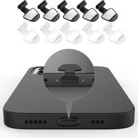 2/6pcs Charging Port Anti-Dust Plugs For iPhone Huawei Samsung USB Type-C Anti Dust Plug Protector Anti-Lost Dust Plug Cap Cover