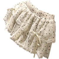 New Sweet Polka Dot Skirt Casual Slimming Lace Skirt Elegant Cake Skirt Girls