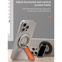 Magnetic Ring Phone Stand Foldable Desk Buckle Holder Portable Rotatable Mobile Phone Bracket for iphone 15 14 13