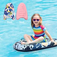 1 Pc Thick PVC Inflatable Surfboard For Swimming And Sea Surfing Portable Water Skiing Board Ideal For Beach Pool Vacations