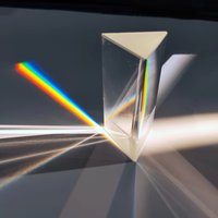 Triangular Prism K9 Optical Prisms Glass Physics Teaching Refracted Light Spectrum Rainbow