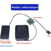 Sound Recorder Module Voice MP3 WAV Music Player with Loudspeaker Button Control 8M RAM Capacity DIY Music Box for Greeting Card
