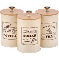 Coffee Bean Storage Airtight Containers for Food Conteiners Simple Style Bamboo Cover Iron Art Tea Can Sugar Bowl Kitchen Items