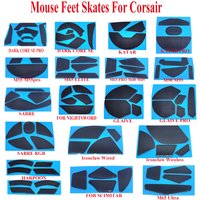 2Sets Mouse Feet Skates For Corsair M65 M40 M90 M95 NIGHTSWORD KATAR SABRE SCIMITAR HARPOON GLAIVE Pro Mice Glides Connector