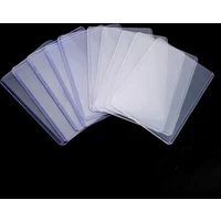 50/25/1PCS Transparent Kpop Idol Photocard Sleeves Anti-scratch 3X4" PVC DIY Gaming Trading Card Holders Card Storage Supplies