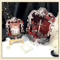 3/6 Inch Acrylic Shaker Frame for Polaroid Photos, Postcards & Photo Cards โ DIY Glitter Shaking Picture Frame for Small Cards