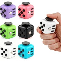Fidget Stress Relief Dice Colorful Anti-Stress Fingertip Toys for Autism & Anxiety Relief