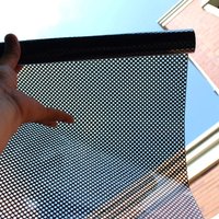 2026newAdhesive Mesh Shading Film Glass Film Window Decoration Window Sticker Window Paper Shading Insulation Film Wall Stickers