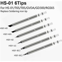 HS01-KR K65 B2 ILS BC3 BC2 Welding Nozzle Knife Edge Horseshoe Replacement For Hs-01 T65 T85 GVDA GD300 RGS65 Soldering Iron Tip