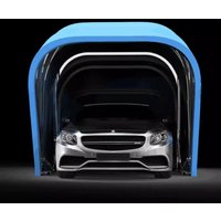 AliExpress NONE Semi-automatic Fully Automatic Mobile Carport Garage Folding Material Semi-automatic Carport Car Parking Shed