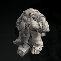 The height of man 50mm 65mm Resin model kits Need to self color and assemble(3D Printing )TD-7796/3D